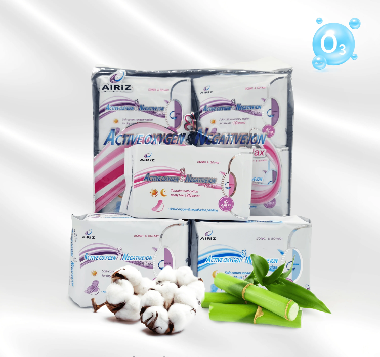 TIENS AiRIZ Women's Sanitary Pads With Active Oxygen And Negative Ions